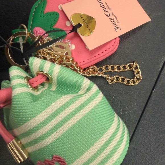 Juicy Couture Mint and Coral Mini Bag - Picture 3 of 5
